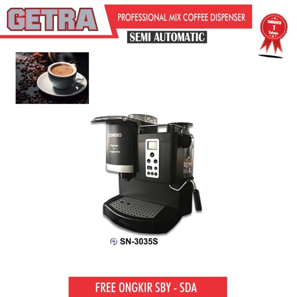  Semi automatic coffee maker ESPRESSO CAPPUCCINO GETRA SN-3035 