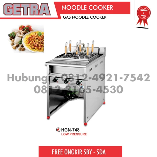  The stove for processing the Getra HGN 748 Gas Noddle cooker noodles