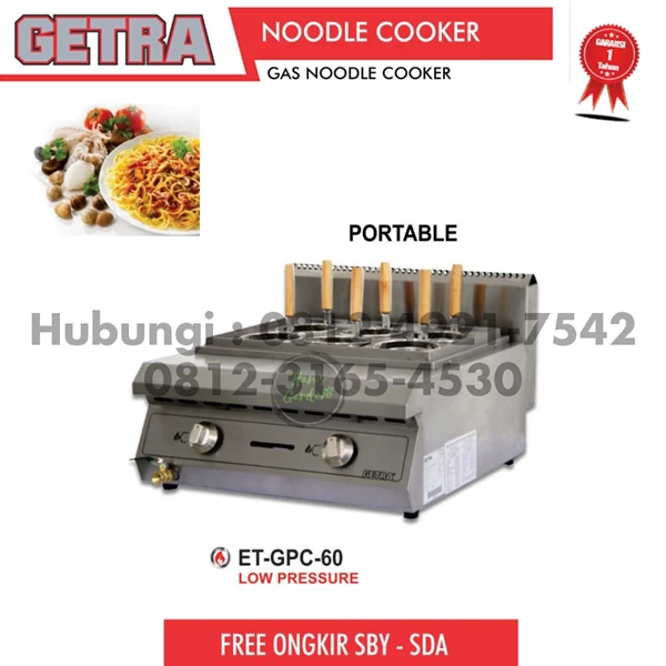  Machine for boiling portable noodle gas noodle cooker Getra ET GPC 60