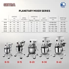 Planetary mixer B30 GETRA mikser roti getra b 30 2