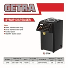Getra GT06 Syrup Dispenser GT 06 2