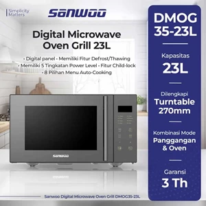 Microwave Oven Sanwoo 23L: Inovasi Dapur Modern yang Hemat Listrik dan Multifungsi