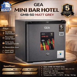 Mini Bar Gea GMB-50: Solusi Ringkas Simpan Minuman di Rumah